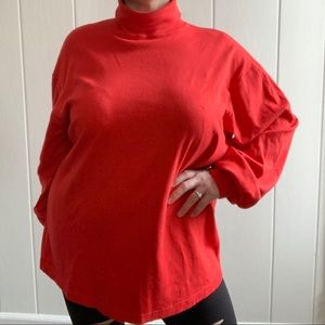 90s Vintage J. Crew Menswear Oversized Turtleneck